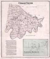 Cesar Creek Township,  Farmers Retreat, Dearborn County 1875